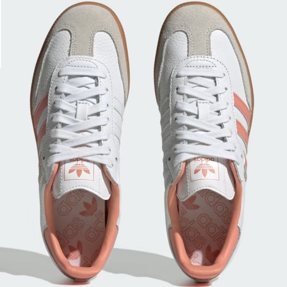 adidas Samba OG White Wonder Clay Pink - Picture 6 of 14